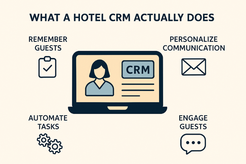 What is a Hotel CRM - What A Hotel CRM Actually Does