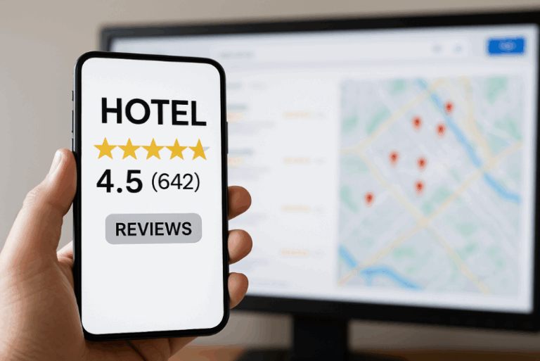 How Reviews Impact Hotel Local Search Rankings - Feature Image