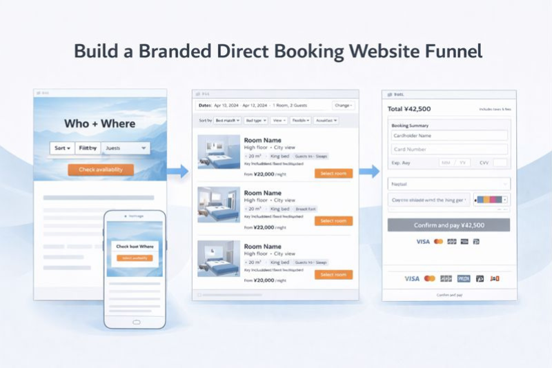 Branded Direct Booking Website - Feature Image
