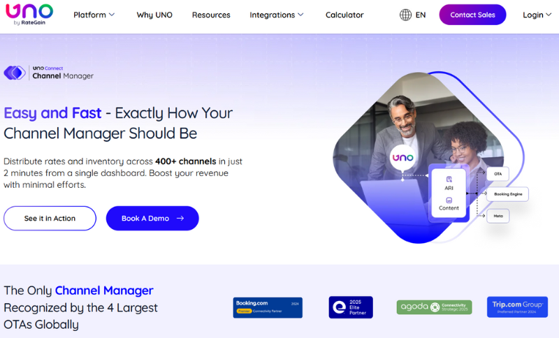 The Best Channel Manager for Independent Hotels - RateGain