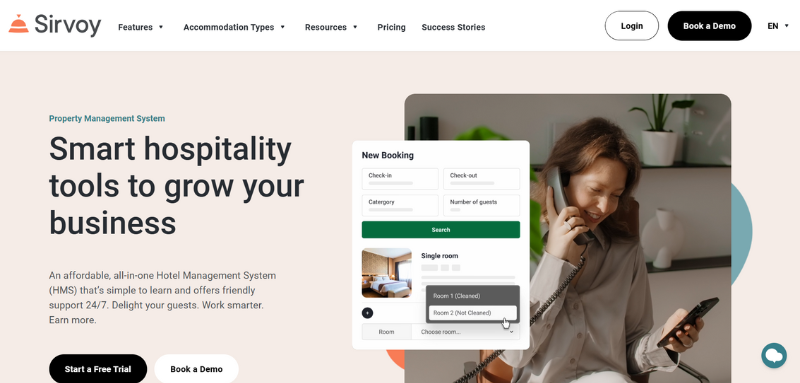 The Best Channel Manager for Independent Hotels - Sirvoy