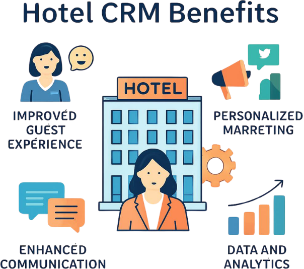 Hotel CRM vs Email Marketing - Benefits